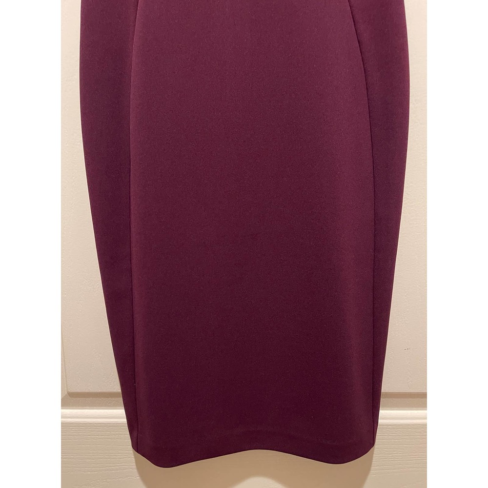 Calvin Klein Purple Sheath Dress Sz 4 - Picture 4 of 11